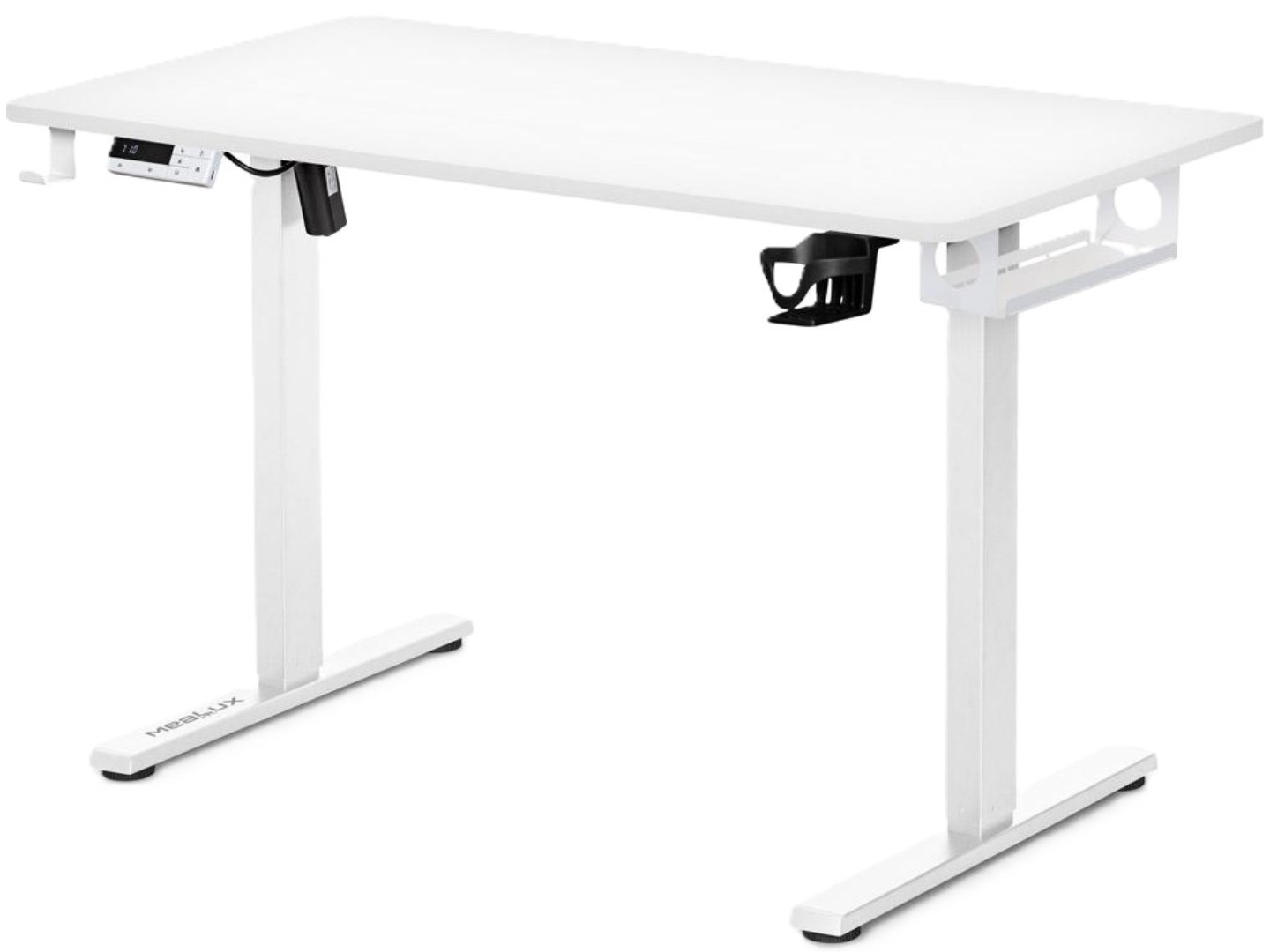 Стіл з електрорегулюванням висоти Mealux PowerDesk Lite White (EVO-201 Lite W/W) — фото 1